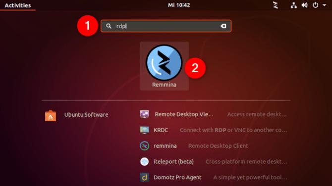 telekomandë ubuntu nga desktopi i largët i Windows Kali Linux